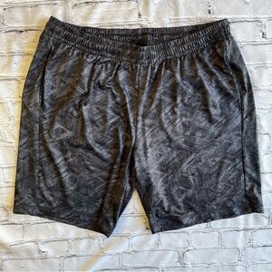 Zella Mens Athletic Shorts Black Large  Drawstring Pull On Stretch Gym Work Out